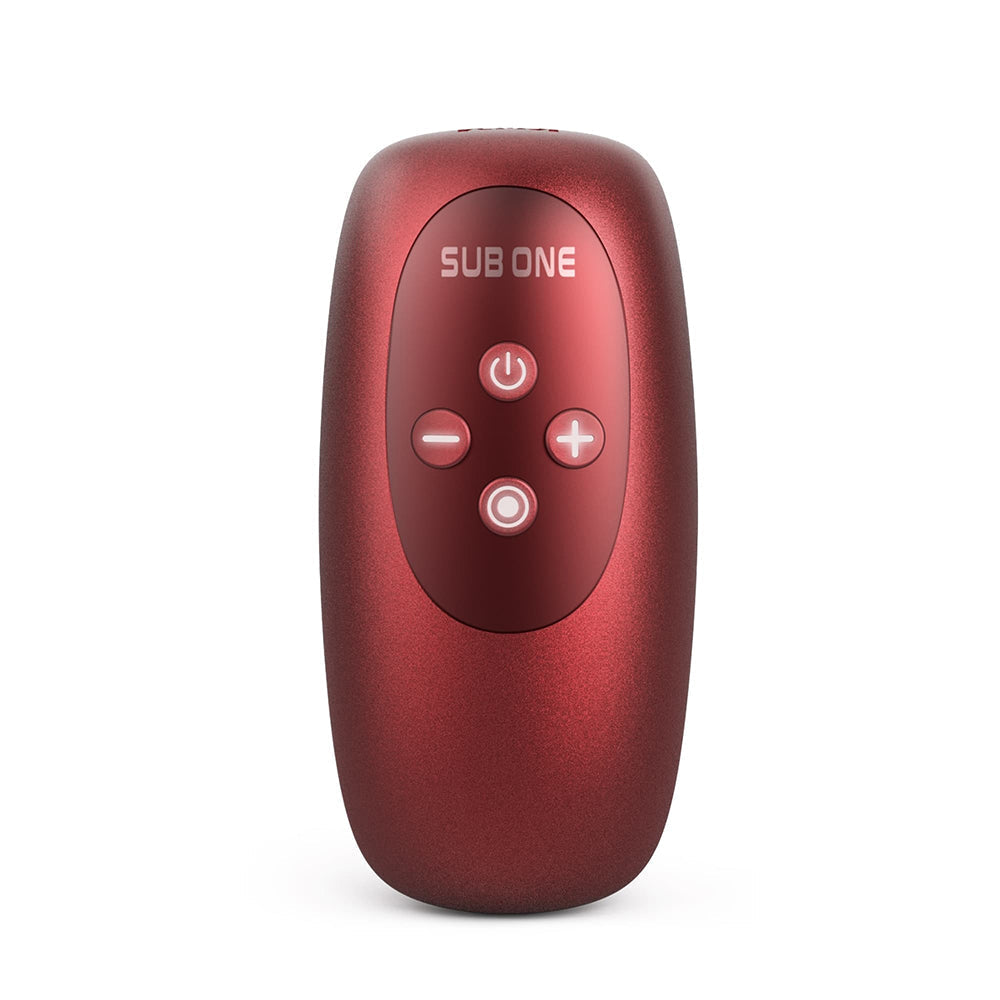 MAN WAND Sub One Tapping Stimulator-Velvet Red-