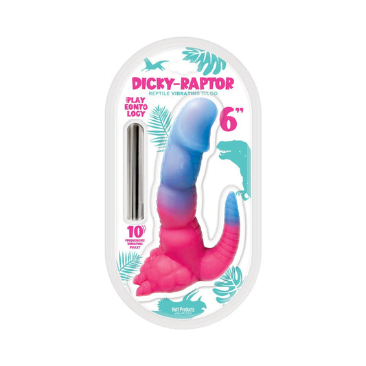 Playeontology Series Dicky Raptor Vibrating Silicone Dildo-