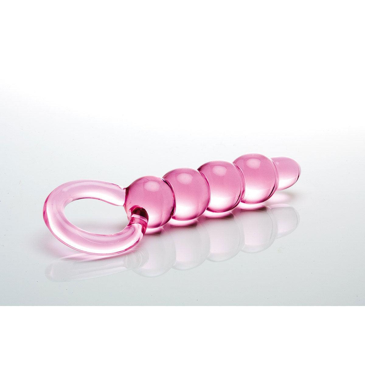 Sex Kitten Pink Glass String of Pearls-