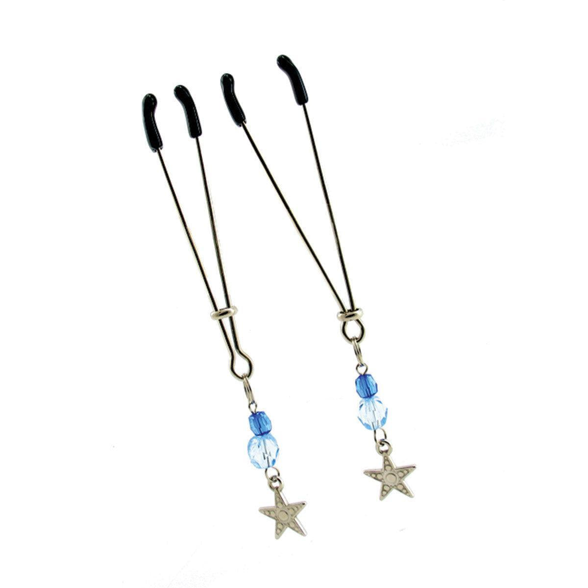 Sex Kitten Tweezer Clamps Star Blue-