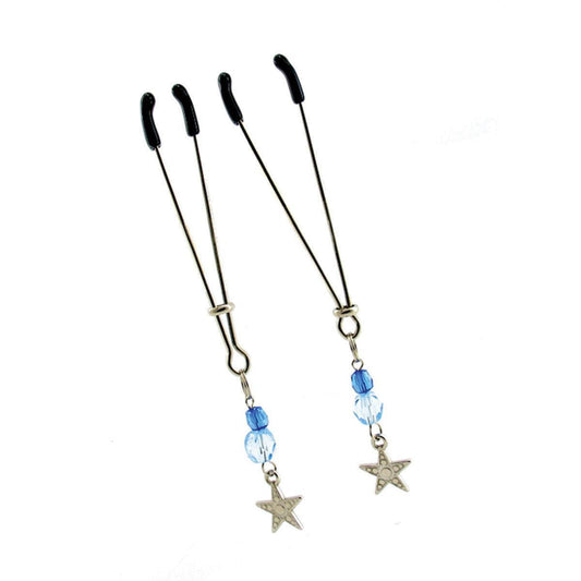 Sex Kitten Tweezer Clamps Star Blue-