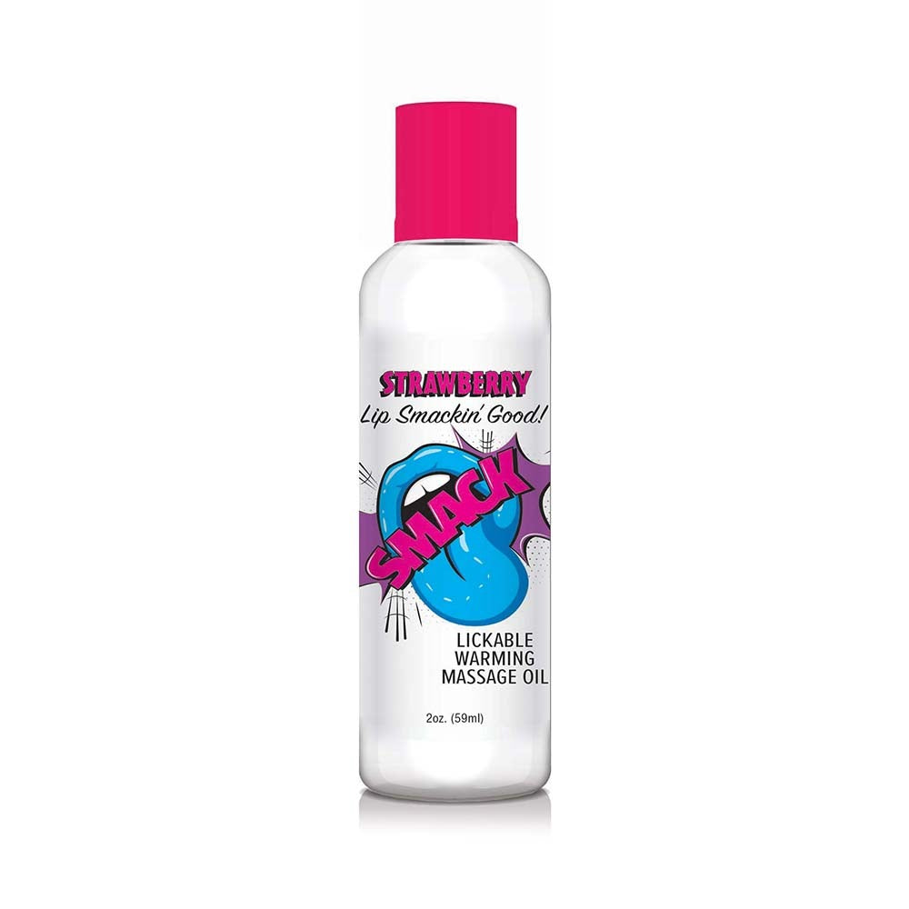 Smack Lickable Massage Oil-Strawberry-