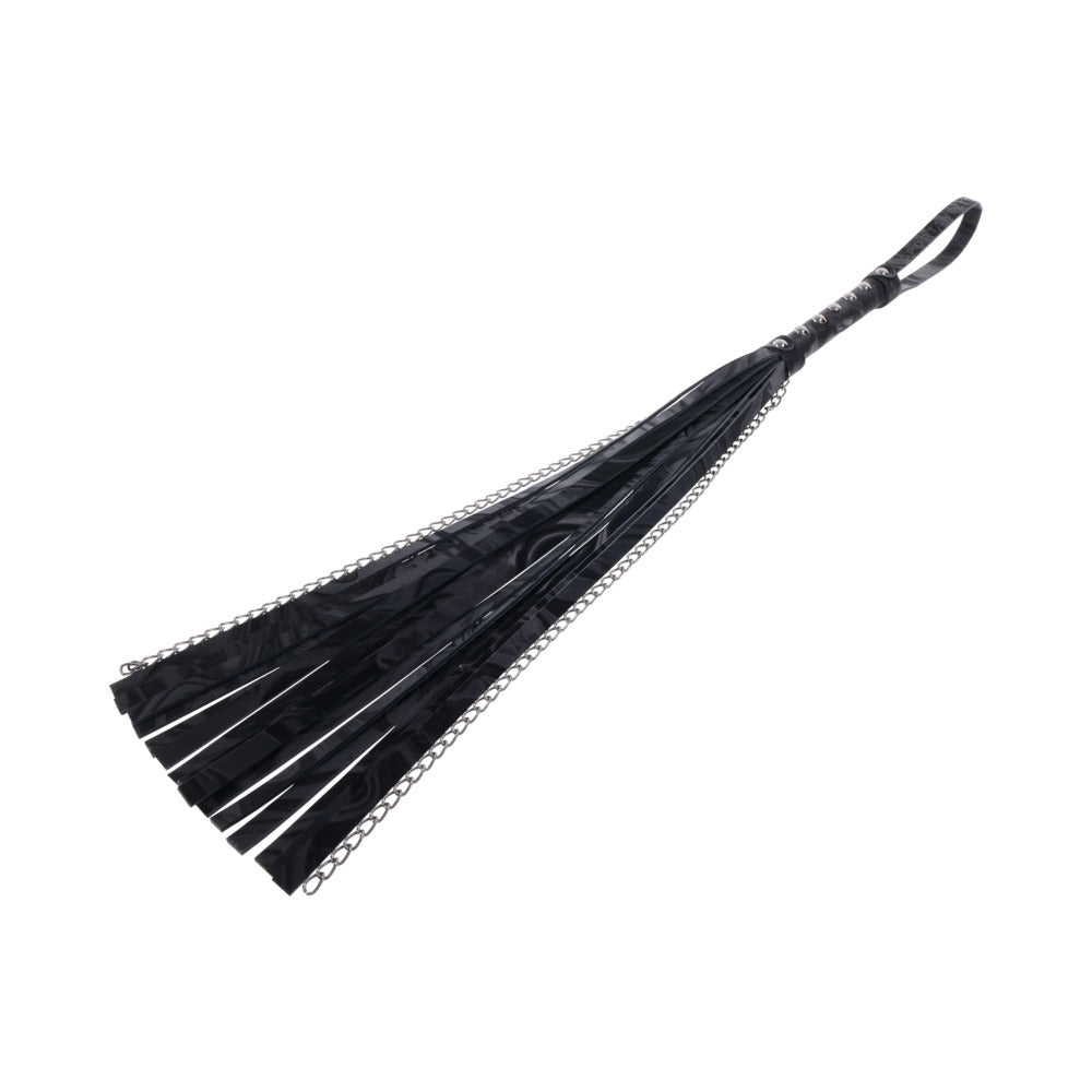 Sportsheets Velvet Noir Chain Flogger-
