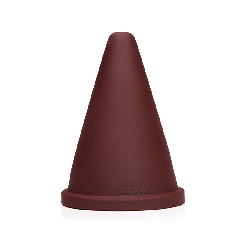 Tantus Cone Oxblood-Squat-