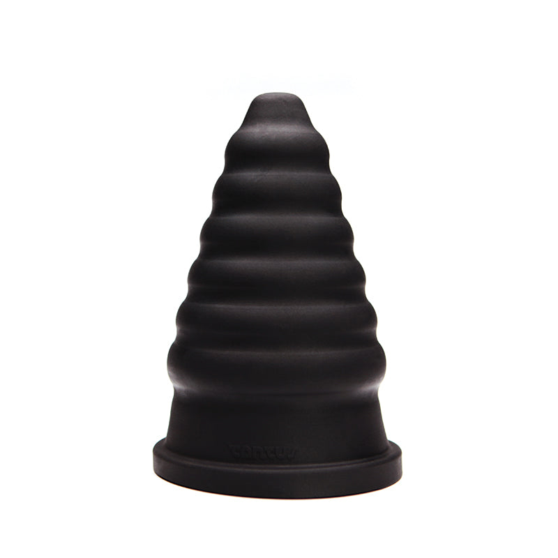 Tantus Cone Ripple-Black-