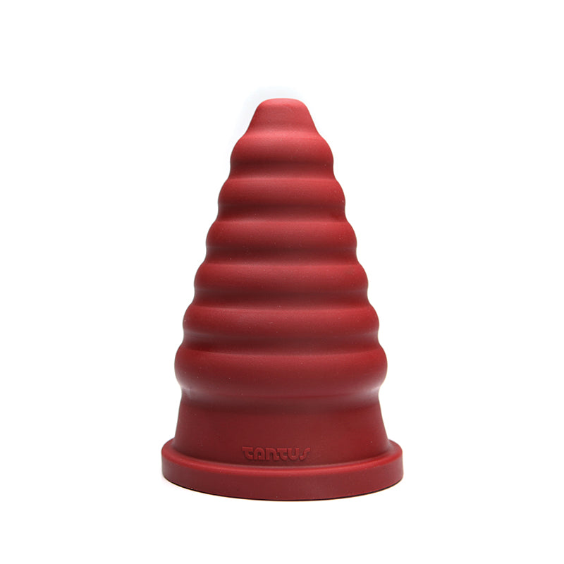 Tantus Cone Ripple-Red-
