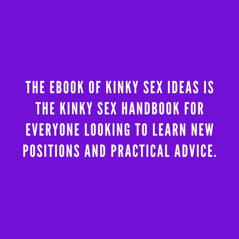 The eBook of Kinky Sex Ideas-Digital file-
