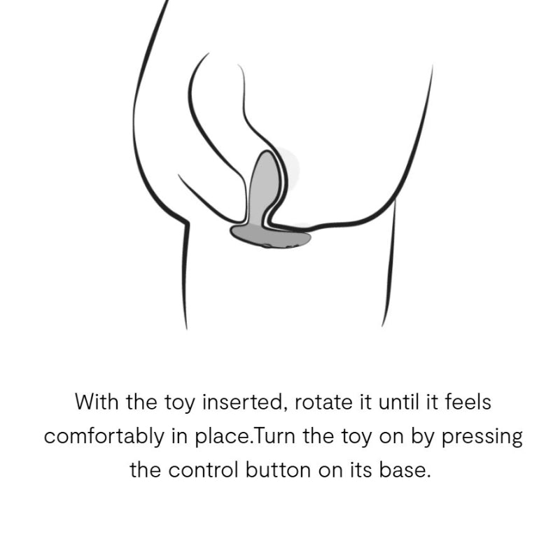 We-Vibe Ditto+ Anal Plug how to use infographic 2