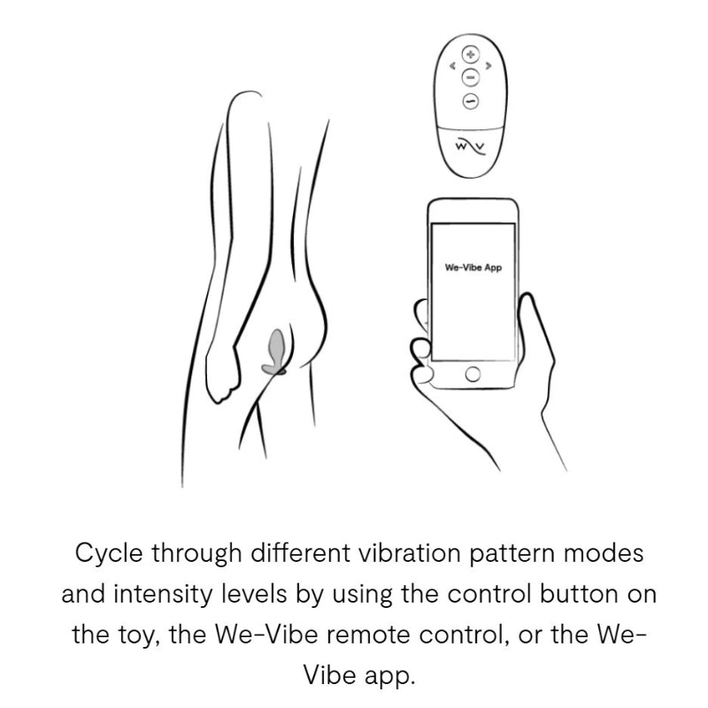 We-Vibe Ditto+ Anal Plug how to use app and remote