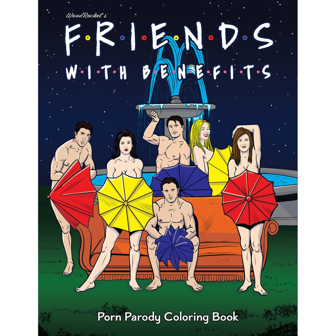 Wood Rocket Friends With Benefits Coloring Book-